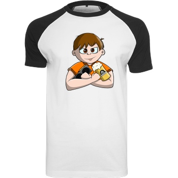 Hardbloxx Hardbloxx - Avatar T-Shirt Raglan-Shirt weiß