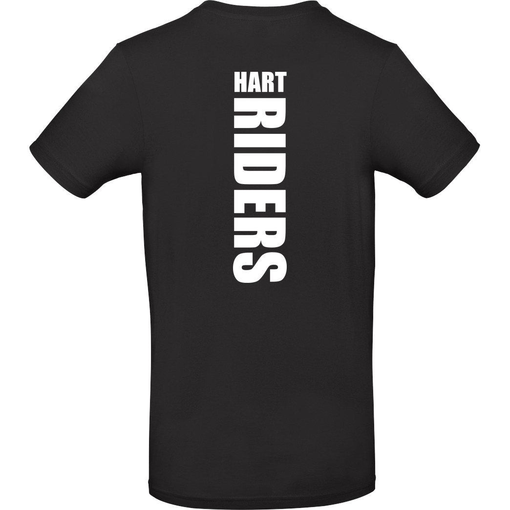 Hartriders Hartriders - Logo T-Shirt B&C EXACT 190 - Schwarz