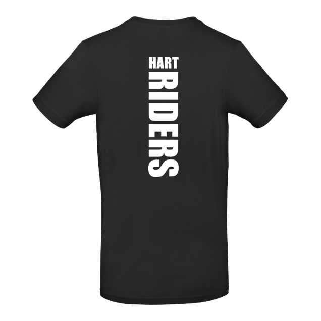 Hartriders - Hartriders - Logo - T-Shirt - B&C EXACT 190 - Schwarz
