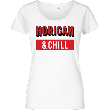 Horican Horican - and Chill T-Shirt Damenshirt weiss