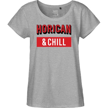 Horican Horican - and Chill T-Shirt Fairtrade Loose Fit Girlie - heather grey