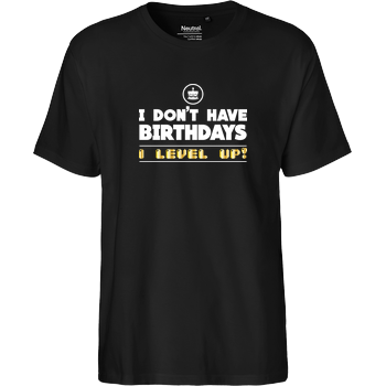 I Level Up Fairtrade T-Shirt - schwarz