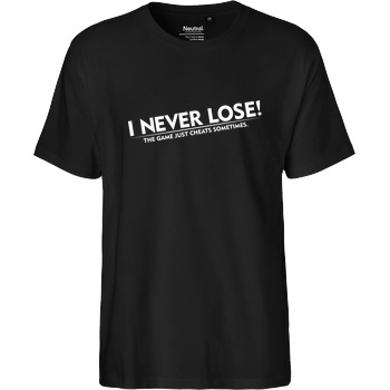 IamHaRa I Never Lose T-Shirt Fairtrade T-Shirt - schwarz