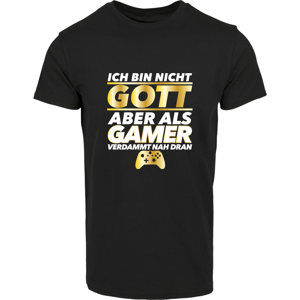 bjin94 Ich bin nicht Gott v2 T-Shirt Hausmarke T-Shirt  - Schwarz