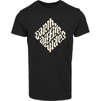 Illuminati Hausmarke T-Shirt  - Schwarz
