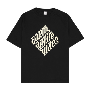 SvenB Illuminati T-Shirt Oversize T-Shirt - Schwarz