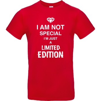 bjin94 I'm not Special T-Shirt B&C EXACT 190 - Rot