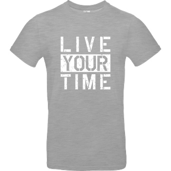 ImBlacKTimE ImBlacKTimE - Live your Time T-Shirt B&C EXACT 190 - heather grey