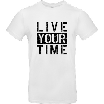 ImBlacKTimE ImBlacKTimE - Live your Time T-Shirt B&C EXACT 190 - Weiß