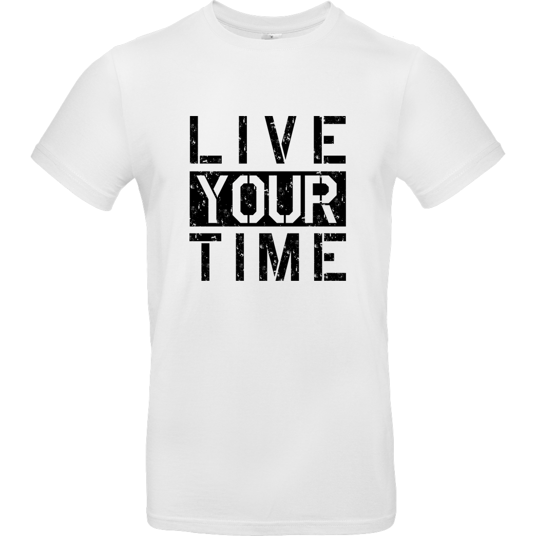 ImBlacKTimE ImBlacKTimE - Live your Time T-Shirt B&C EXACT 190 - Weiß