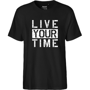 ImBlacKTimE ImBlacKTimE - Live your Time T-Shirt Fairtrade T-Shirt - schwarz