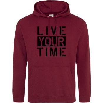 ImBlacKTimE - Live your Time JH Hoodie - Bordeaux
