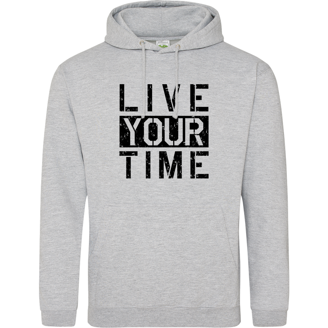 ImBlacKTimE ImBlacKTimE - Live your Time Sweatshirt JH Hoodie - Heather Grey