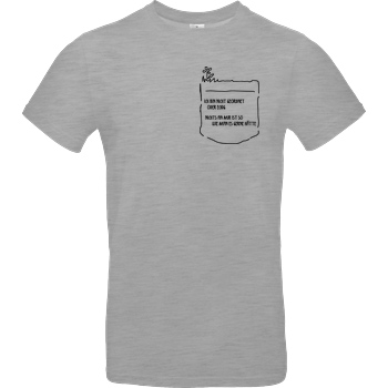 Isy Zerinami  Isy - Nicht eckig T-Shirt B&C EXACT 190 - heather grey