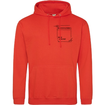 Isy Zerinami  Isy - Realist Sweatshirt JH Hoodie - Orange