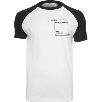 Isy Zerinami  Isy - Realist T-Shirt Raglan-Shirt weiß