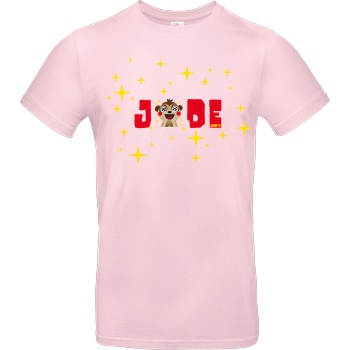 JadiTV JadiTV - Glitzer T-Shirt B&C EXACT 190 - Rosa