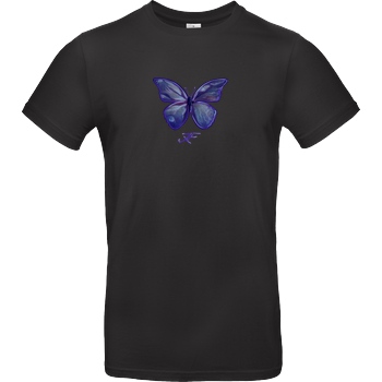 janaxf Janaxf - Butterfly T-Shirt B&C EXACT 190 - Schwarz