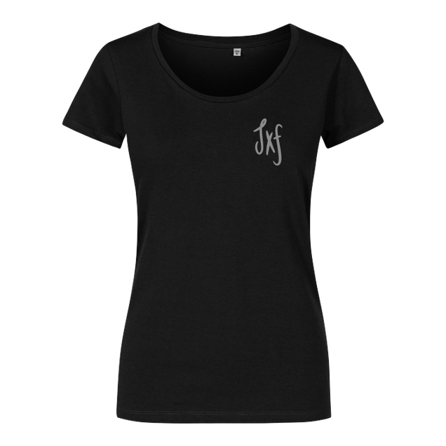 janaxf - Janaxf - Rose - T-Shirt - Damenshirt schwarz