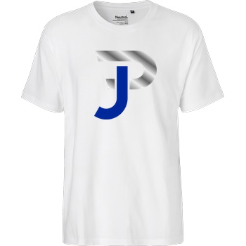 Jannik Pehlivan Jannik Pehlivan - JP-Logo T-Shirt Fairtrade T-Shirt - weiß