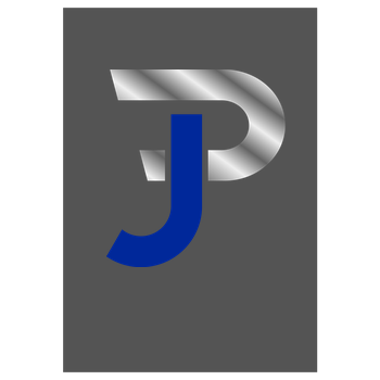 Jannik Pehlivan - JP-Logo Kunstdruck grau
