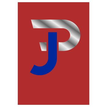 Jannik Pehlivan - JP-Logo Kunstdruck rot