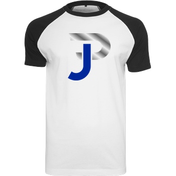 Jannik Pehlivan Jannik Pehlivan - JP-Logo T-Shirt Raglan-Shirt weiß