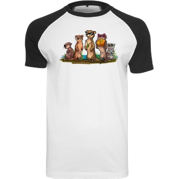 Jasmin Tee Jasmin Tee - Ottercrew T-Shirt Raglan-Shirt weiß