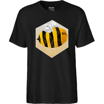 Jaybee - Jay to the Bee Fairtrade T-Shirt - schwarz