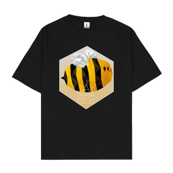 Jaybee Jaybee - Jay to the Bee T-Shirt Oversize T-Shirt - Schwarz