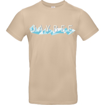 Jaybee Jaybee - Logo T-Shirt B&C EXACT 190 - Sand