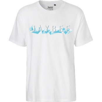 Jaybee Jaybee - Logo T-Shirt Fairtrade T-Shirt - weiß