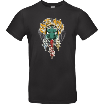 JerichoFive Jericho Five - Rage Mode Dino T-Shirt B&C EXACT 190 - Schwarz