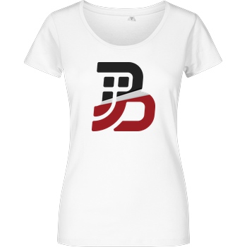 JJB JJB - Colored Logo T-Shirt Damenshirt weiss