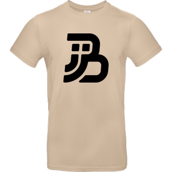 JJB JJB - Plain Logo T-Shirt B&C EXACT 190 - Sand