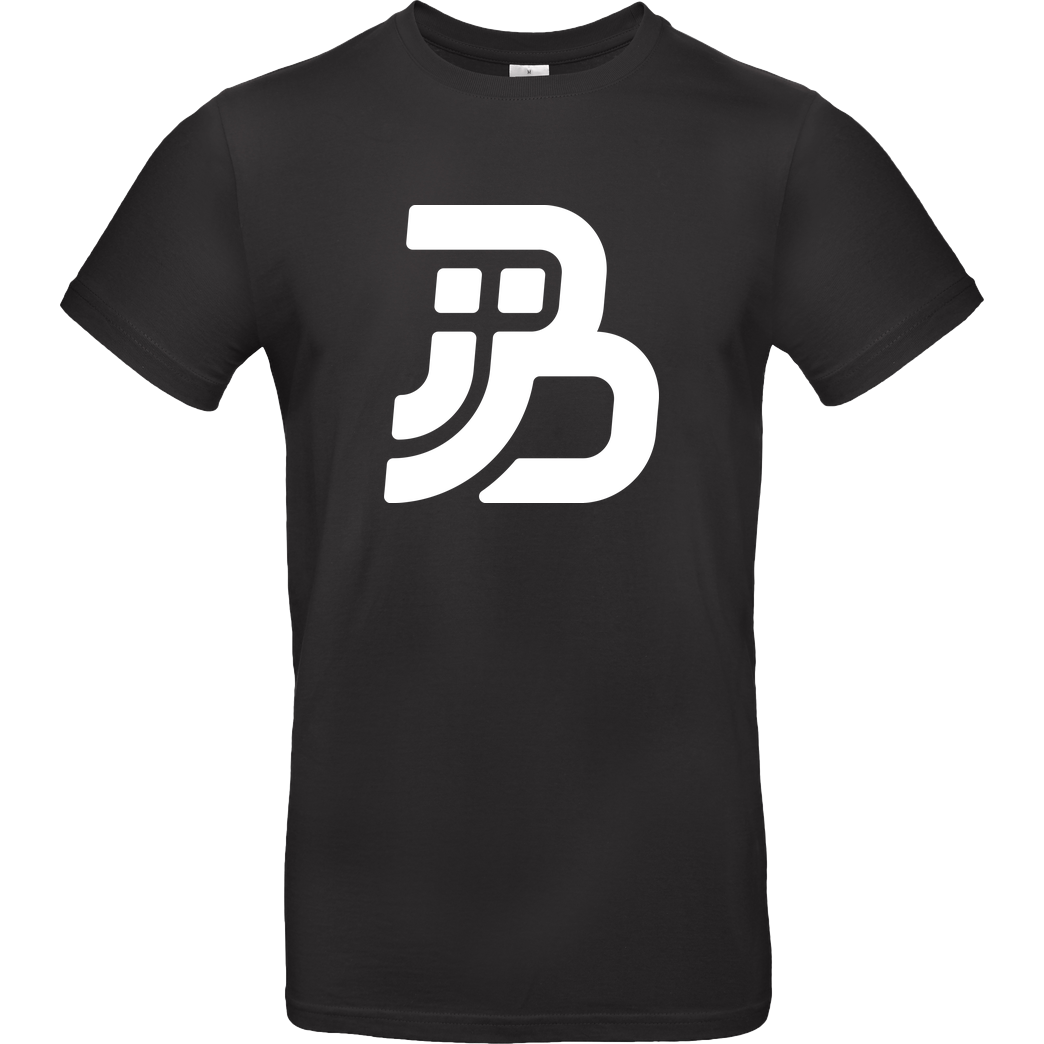 JJB JJB - Plain Logo T-Shirt B&C EXACT 190 - Schwarz