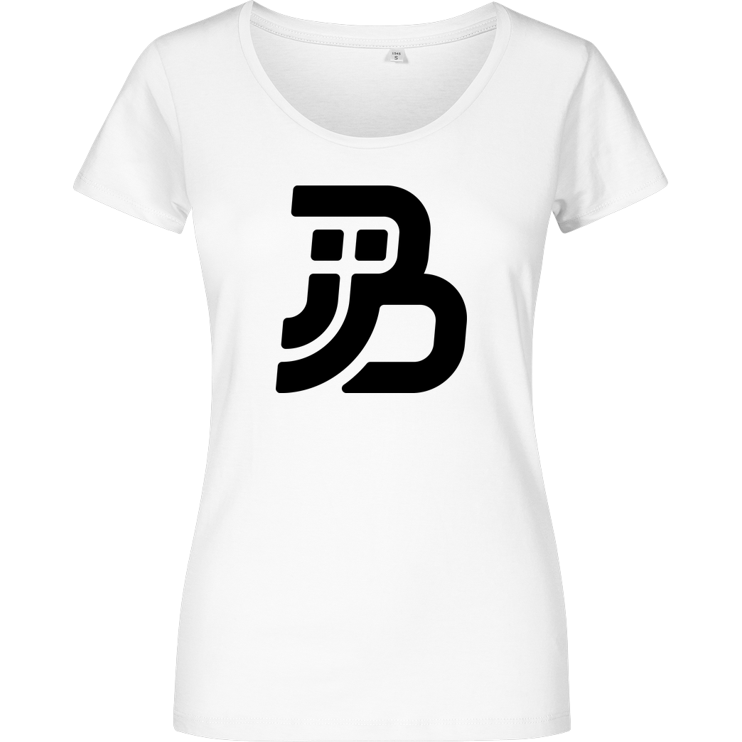 JJB JJB - Plain Logo T-Shirt Damenshirt weiss