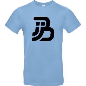 JJB JJB - Plain Logo T-Shirt B&C EXACT 190 - Hellblau