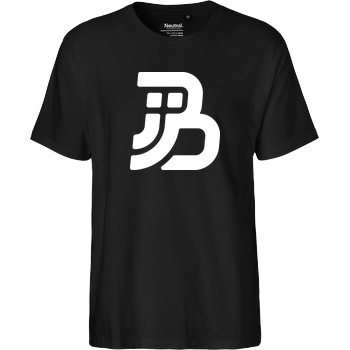 JJB JJB - Plain Logo T-Shirt Fairtrade T-Shirt - schwarz
