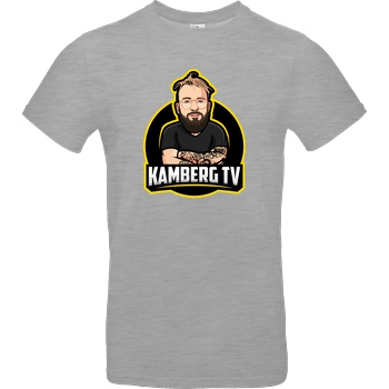 Kamberg TV Kamberg TV - Kamberg Logo T-Shirt B&C EXACT 190 - heather grey