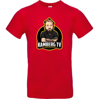Kamberg TV Kamberg TV - Kamberg Logo T-Shirt B&C EXACT 190 - Rot