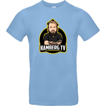 Kamberg TV Kamberg TV - Kamberg Logo T-Shirt B&C EXACT 190 - Hellblau