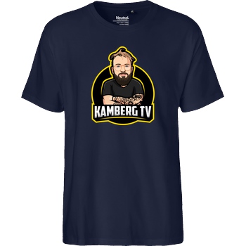 Kamberg TV Kamberg TV - Kamberg Logo T-Shirt Fairtrade T-Shirt - navy