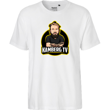 Kamberg TV - Kamberg Logo Fairtrade T-Shirt - weiß