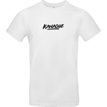 KawaQue KawaQue - Logo T-Shirt B&C EXACT 190 - Weiß