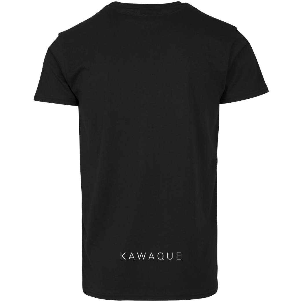 KawaQue KawaQue - Logo T-Shirt Hausmarke T-Shirt  - Schwarz
