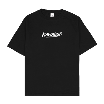 KawaQue - Logo Oversize T-Shirt - Schwarz