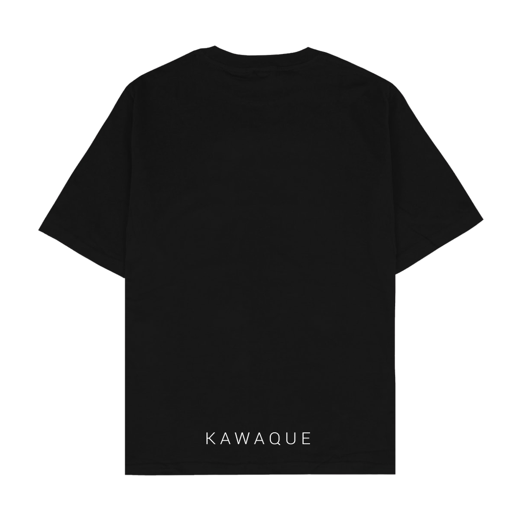 KawaQue KawaQue - Logo T-Shirt Oversize T-Shirt - Schwarz