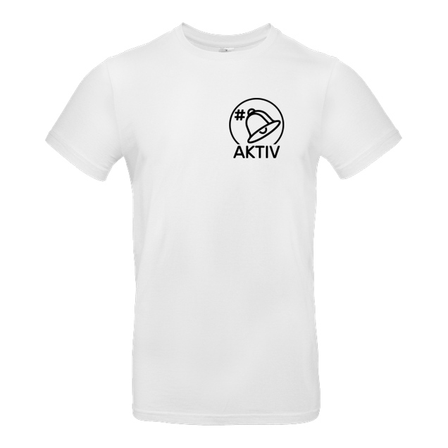 Kelvin und Marvin - Kelvin und Marvin - Glocke Aktiv T-Shirt - T-Shirt - B&C EXACT 190 - Weiß