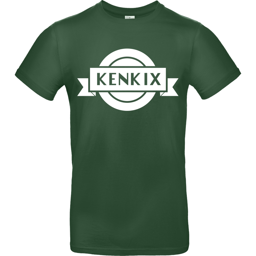 KenkiX KenkiX - Logo T-Shirt B&C EXACT 190 - Flaschengrün